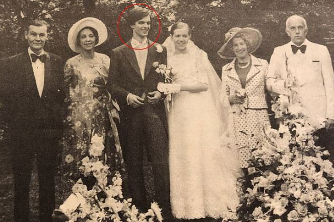 Brigitte Macron wedding image with her first husband