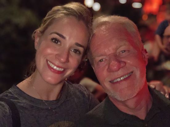 Brittany with her dad Leif Bristow