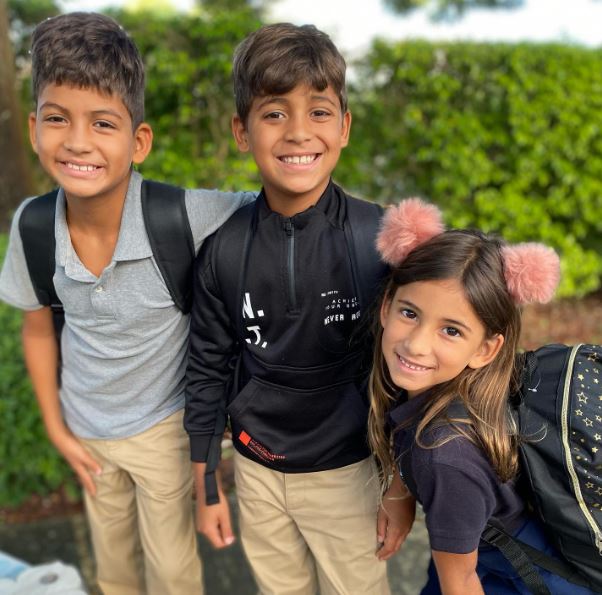 Caroline's kids Chase, Chanel, and Chayden