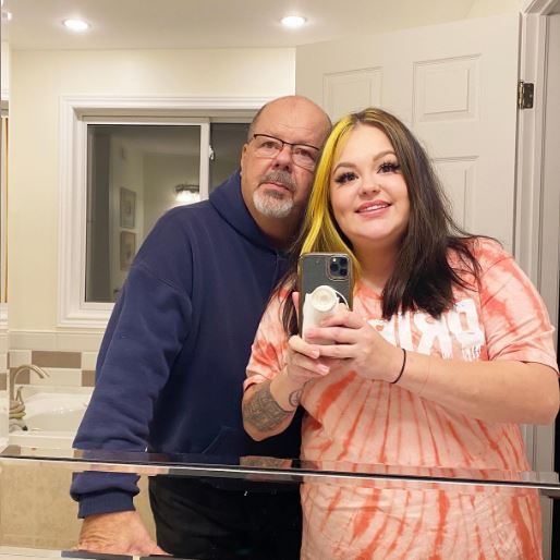 Celina with her dad Zoltan Horvath