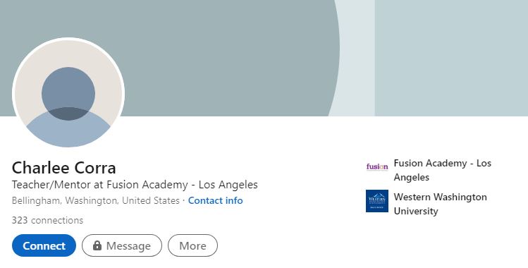 Charlee Corra's LinkedIn profile