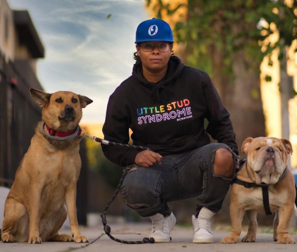 Chaunte Wayans is an animal lover