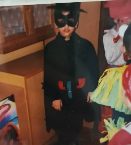 Childhood photo of Otar