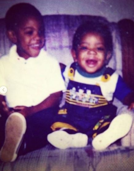 Christian Toby Obumseli old image with his elder brother