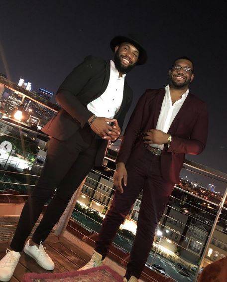 Christian Toby Obumseli with his brother