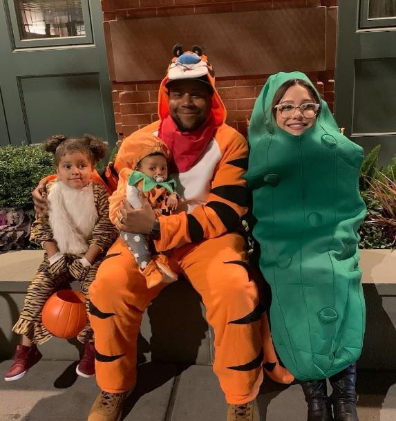 Christina Evangeline and her family