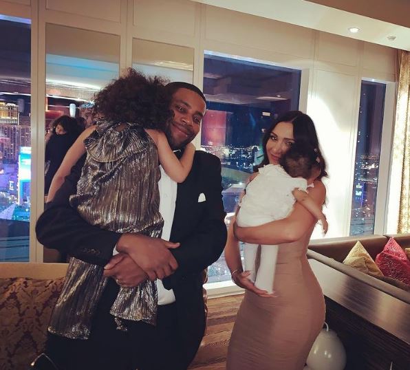 Christina with her husband Kenan Thompson and kids