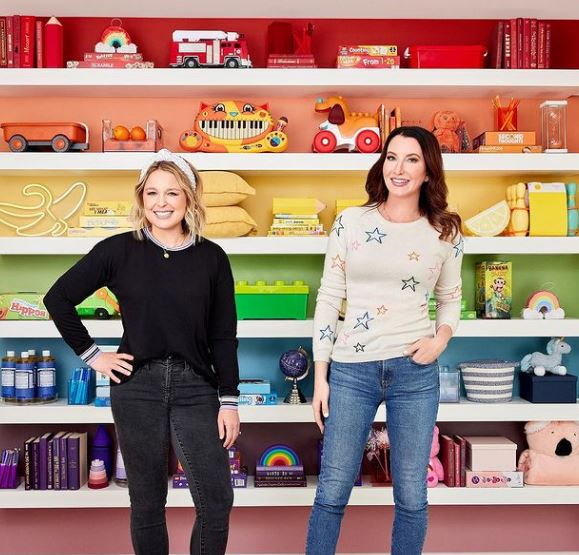 Clea with her business partner Joanna Teplin