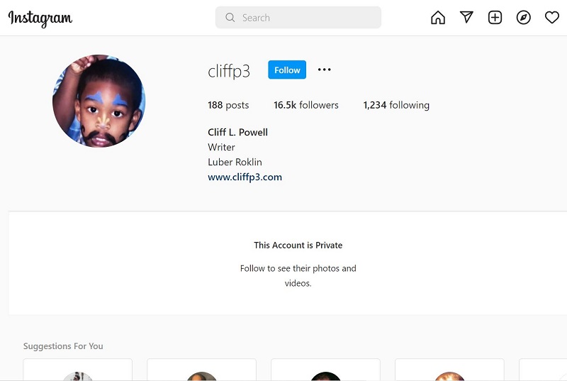 Clifton Powell Jr. has 16.5k followers on Instagram
