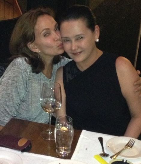 Cris Albert with her mother