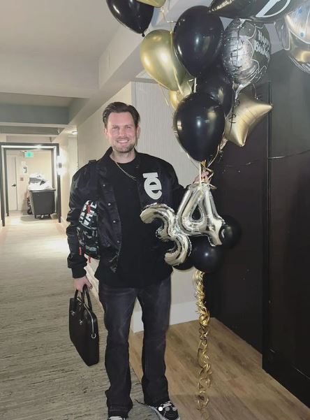 Dennis on his 34th birthday