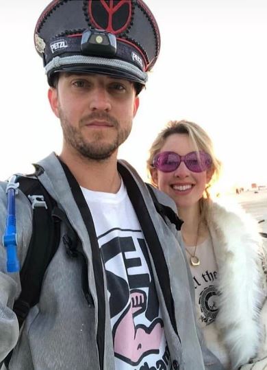Elizabeth Holmes with her husband