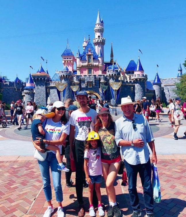 Emma Heming Willis went to Disney Land with her family