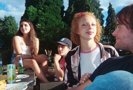 Ermakova with her friends