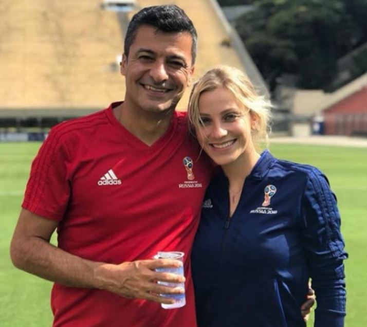 Fernanda and her husband Sandro Meira Ricci