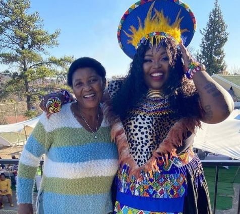 Gogo with her mother