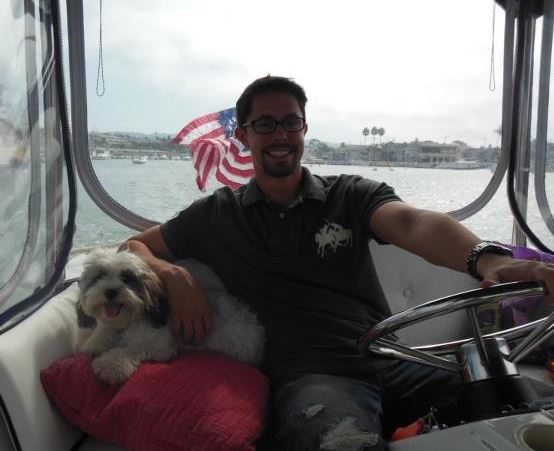 Jeff Lazkani has a pet dog