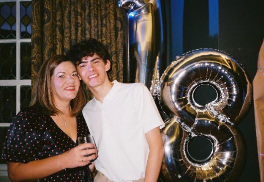 Joe and his mom Helen Locke