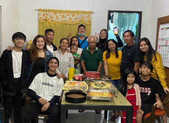Joyce with her family