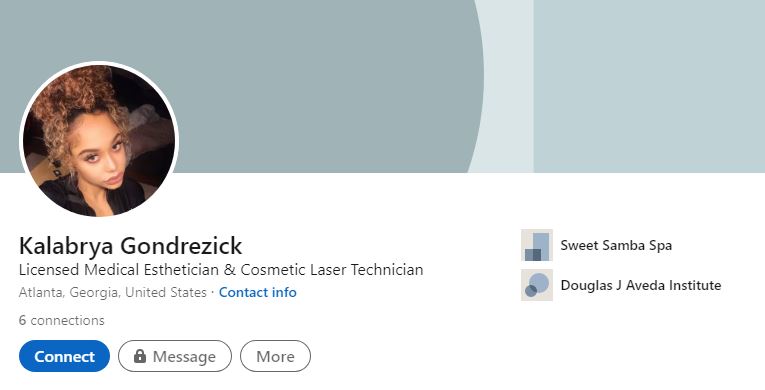 Kalabrya Gondrezick-Haskins LinkedIn