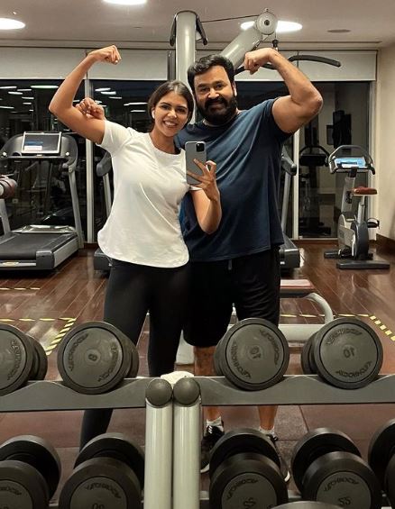 Kalyani Priyadarshan does regular workout