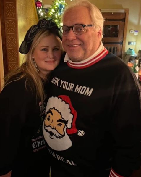 Kelly Stone with her husband