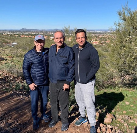Kent Dana with his sons