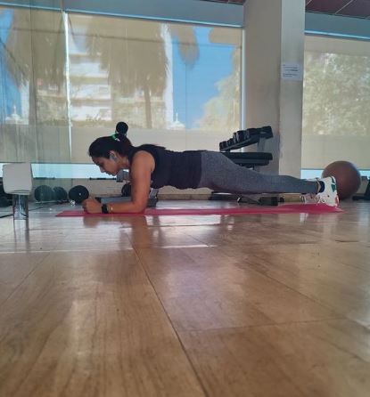 Khushboo Kamal does regular workout