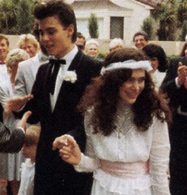 Lori Anne Allison and Johnny Depp