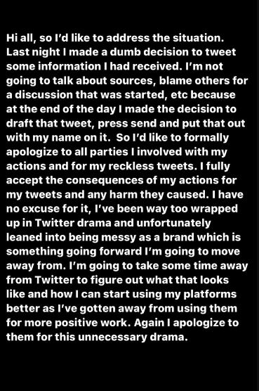 Louis Pisano apologizes for his reckless rumor for Rihanna and A$AP