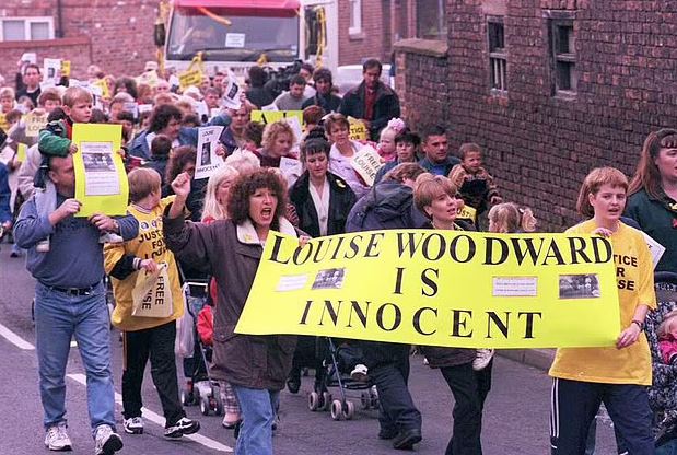 Louise Woodward supporters