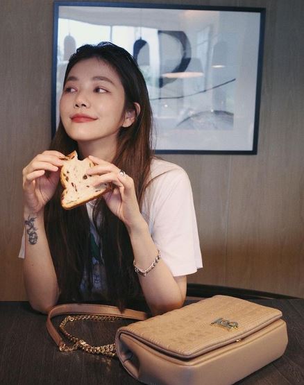 Lure Hsu intakes healthy diet