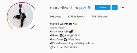 Markell Washington Career, TV Shows, Videos & Profession