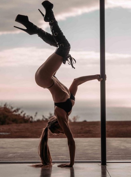 Mercedes Valentine Career- Pole Dancer