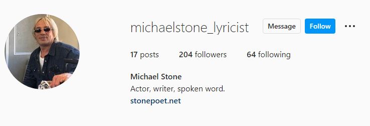 Michael Stone Instagram account