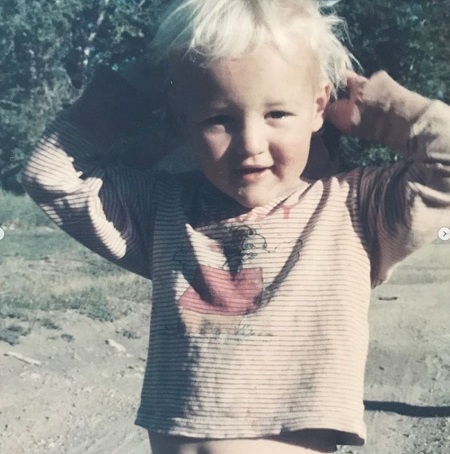 Miguel McKelvey childhood picture
