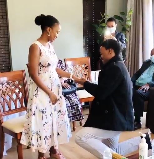 Ndoni Mcunu got engaged to Philani Mthembu