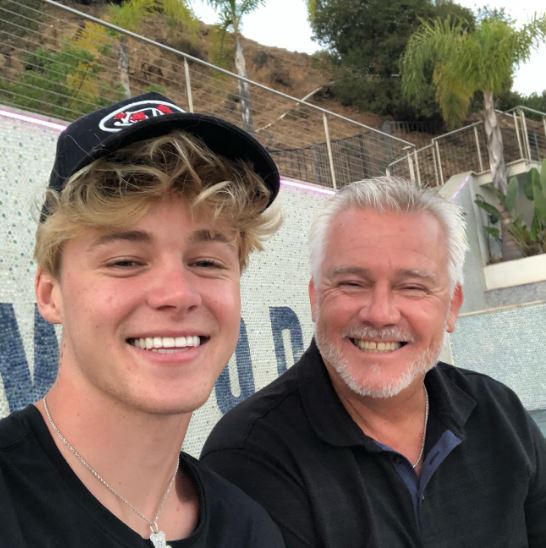 Nick Austin and his father