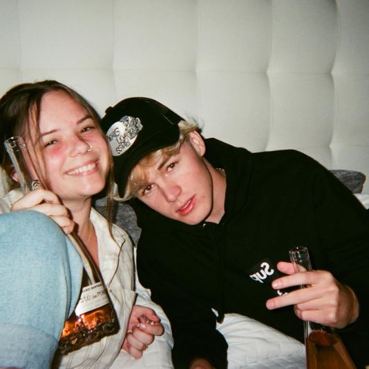 Nick Austin and his sister