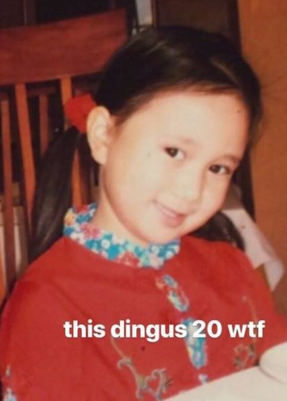 Niki Zefanya childhood image