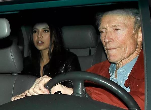 Noor Alfallah and Clint Eastwood