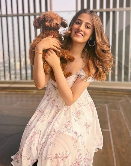 Nupur Sanon has a pet dog