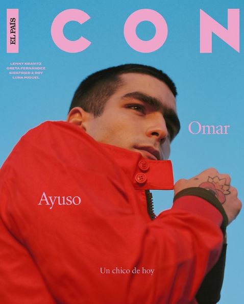 Omar Ayuso on the cover page of Icon Elpais magazine