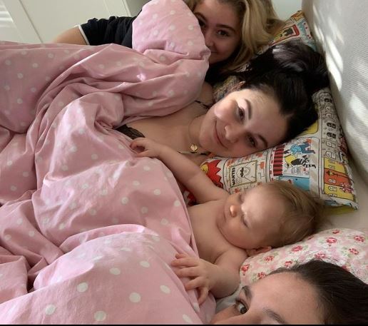 Oscar Ramsay with his sisters