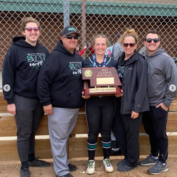 Paige Roessner with her family