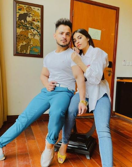 Pria with her boyfriend Milind Gaba