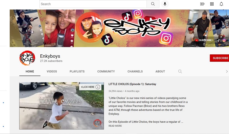 Randy Gonzalez has 27.2k subscribers on YouTube