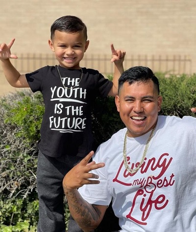 Randy Gonzalez promoting Fashion Kids by Fashion Nova