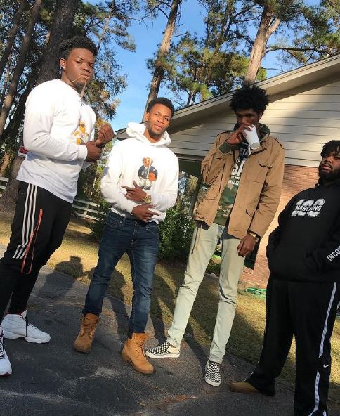 Rico with his friends