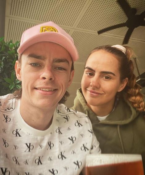 Robbie Dolan with his partner